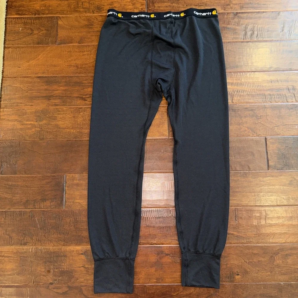 Carhartt Men's Force‎ Midweight Thermal Base Layer Pants Black Size XL EUC